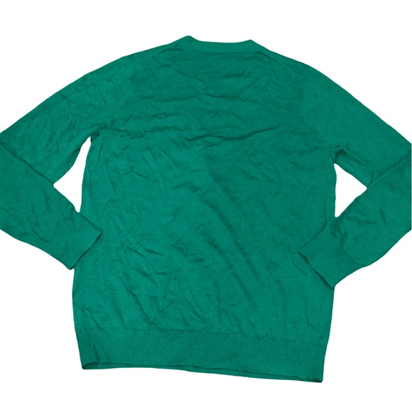 🍀 J.Crew Green 100% Merino Wool Cardigan Sweater Women’s Size XL - Picture 14 of 16